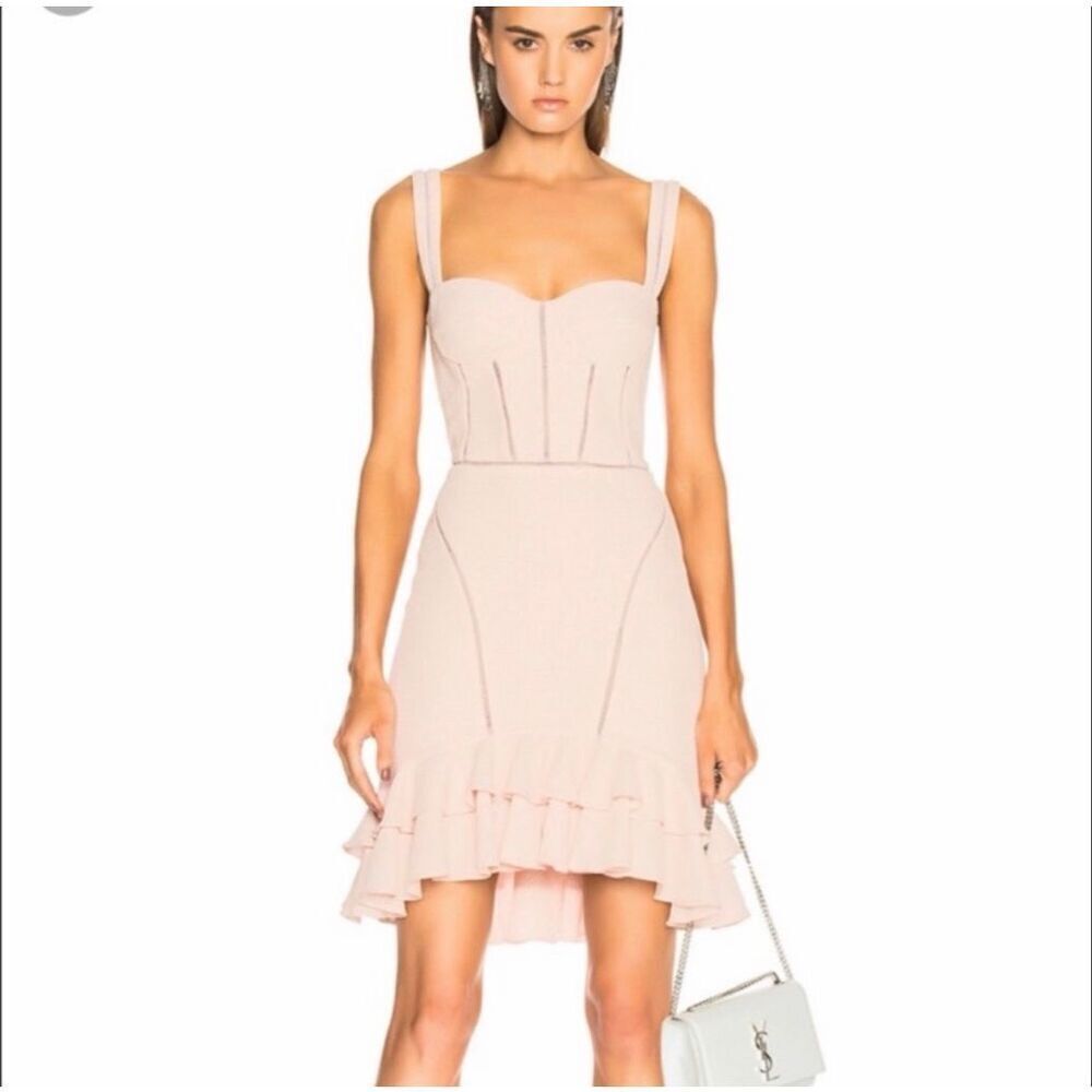 Jonathan Simkhai Blush Bustier Dress Size 2